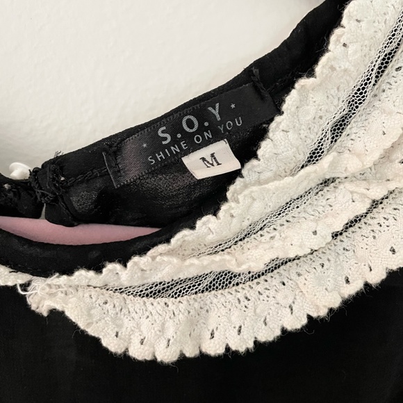 SOY, Size Medium, Collard Dress Shirt - Picture 2 of 2